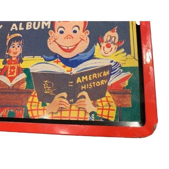 VTG 1998 "HOWDY DOODY" AMERICAN HISTORY ALBUM TIN MINI LUNCH BOX 8" x 6" x 3" - Picture 5 of 6